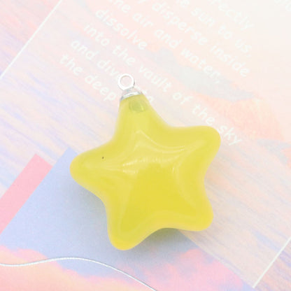 Acrylic Color Jelly Candy Color Three-dimensional Five-pointed Star Pendant 4294b18a b375 4adc a5ab 3e7c2d3414ba
