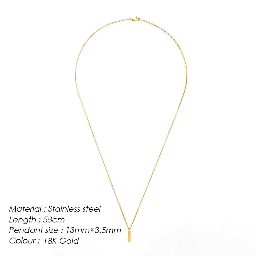 Cuban Link Chain Necklace Unique Design Light Luxury Clavicle Chain 42aac028 9b6c 4282 9fef 67d3aa0dba54