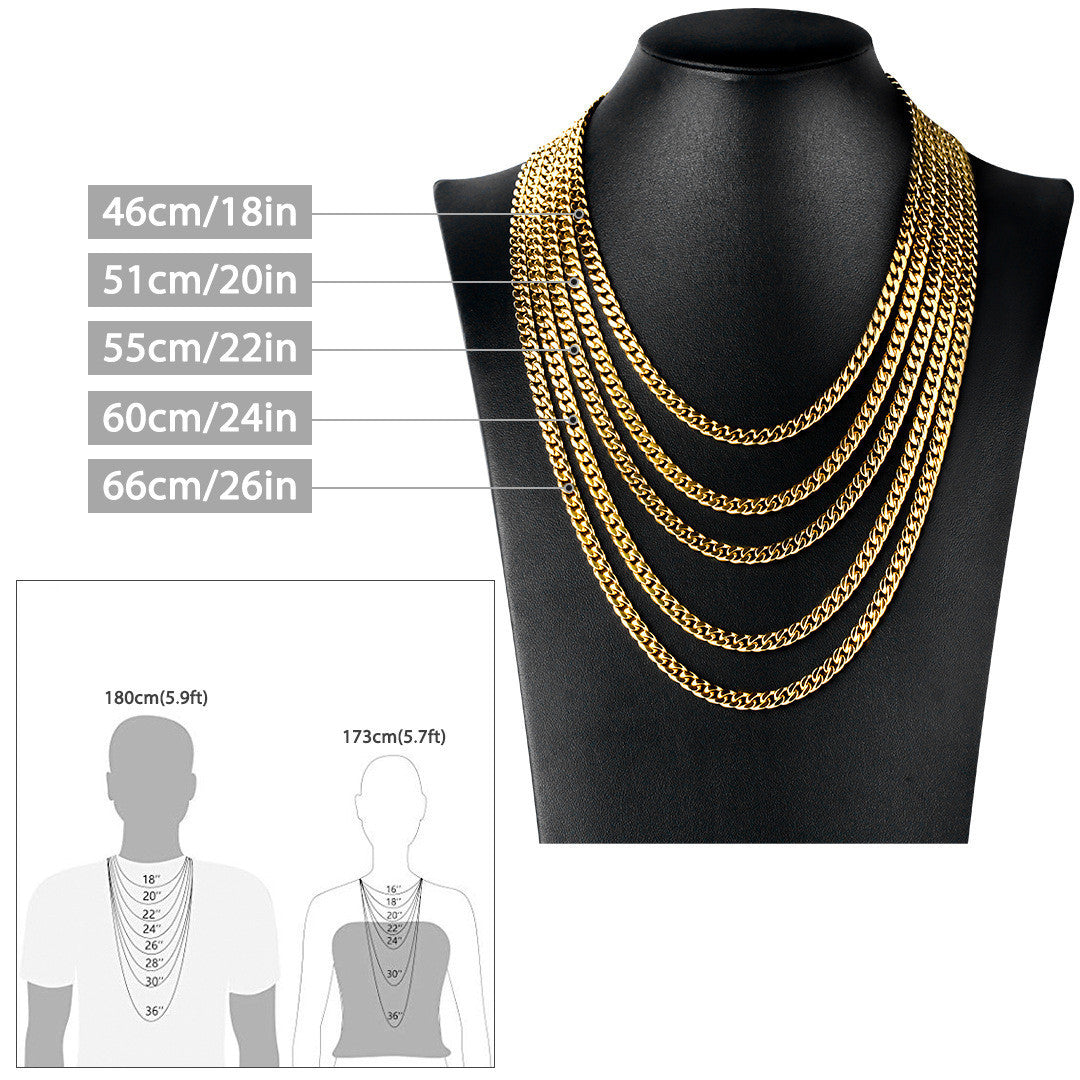 Stainless Steel Cuban Necklace Gold Vacuum Plating 42ccedb9 d689 4b2d b774 a6297c8714e9