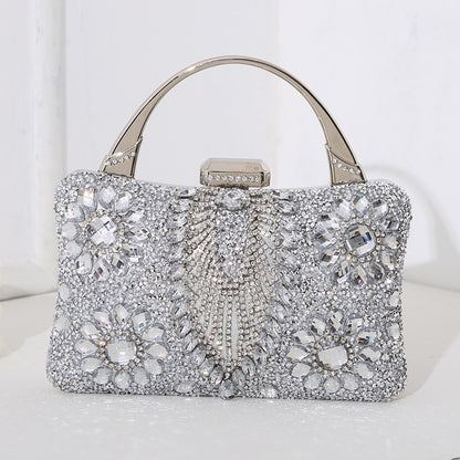 New Metal Handheld Handmade Diamond Inlaid Dinner Bag 42e81ac2 ea1f 4542 b0a4 9878fe4e5464