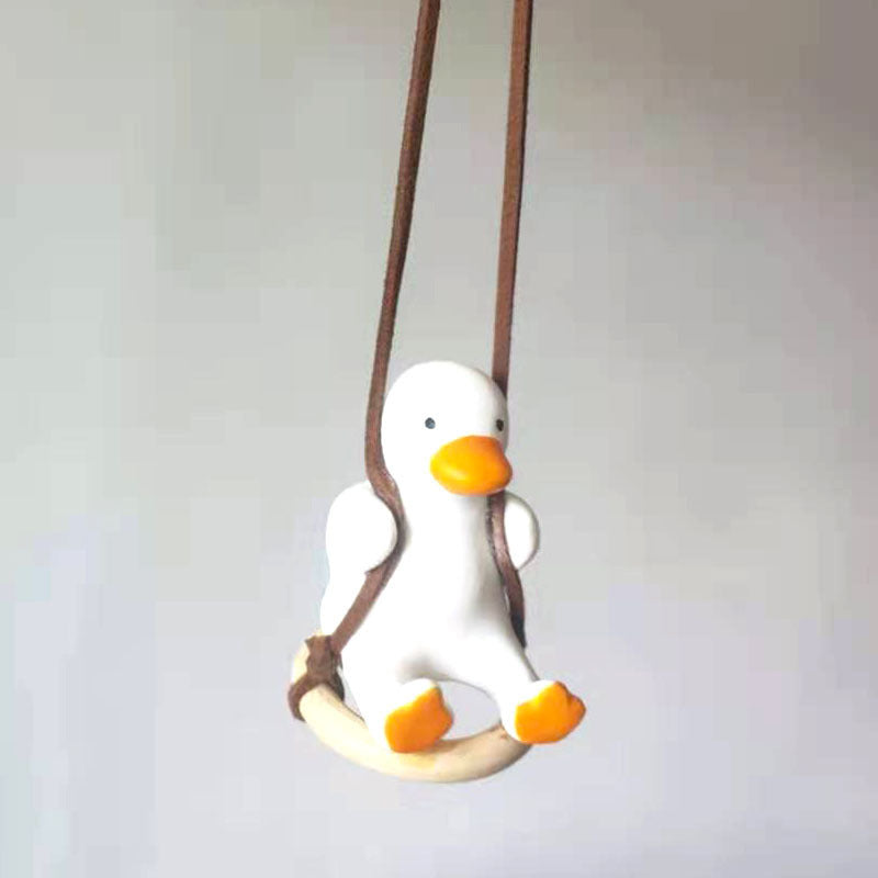 Car Swing Duck Automobile Hanging Ornament Cross-border Foreign Trade Car Rearview Mirror Pendant To Swing Duck Automobile Ha