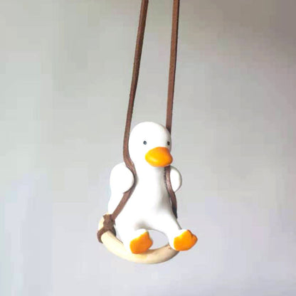 Car Swing Duck Automobile Hanging Ornament Cross-border Foreign Trade Car Rearview Mirror Pendant To Swing Duck Automobile Ha