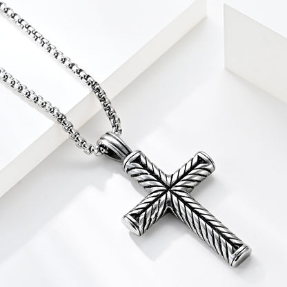 Men's Stainless Steel Casting Cross Pendant Necklace 4300c0cd a287 4bfa 8a06 51265b367cb5 157f9467 216f 4aa8 998d 79436b822af