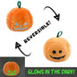 Halloween Luminous Plush Toys Creative Cute Reversible Ghost Pumpkin Plush Toy Kids Children Gift Two-sided Flip Children's T