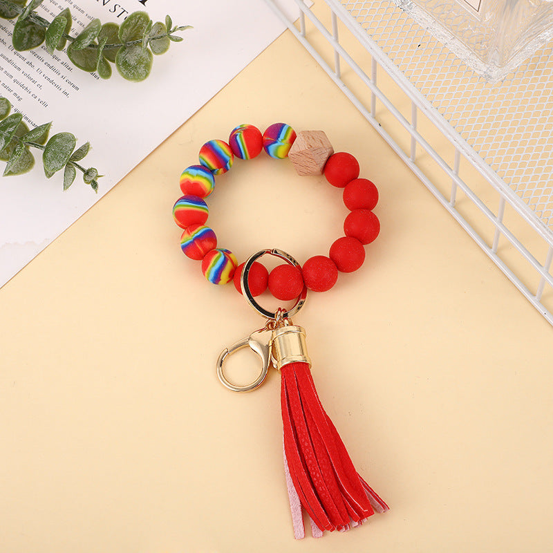 Silicone Beads Wrist Keychain Color 4303e241 aae0 4d71 a9e5 9121fc291aaf