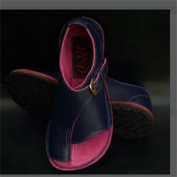Buckle toe flat sandals and slippers 4308339050860