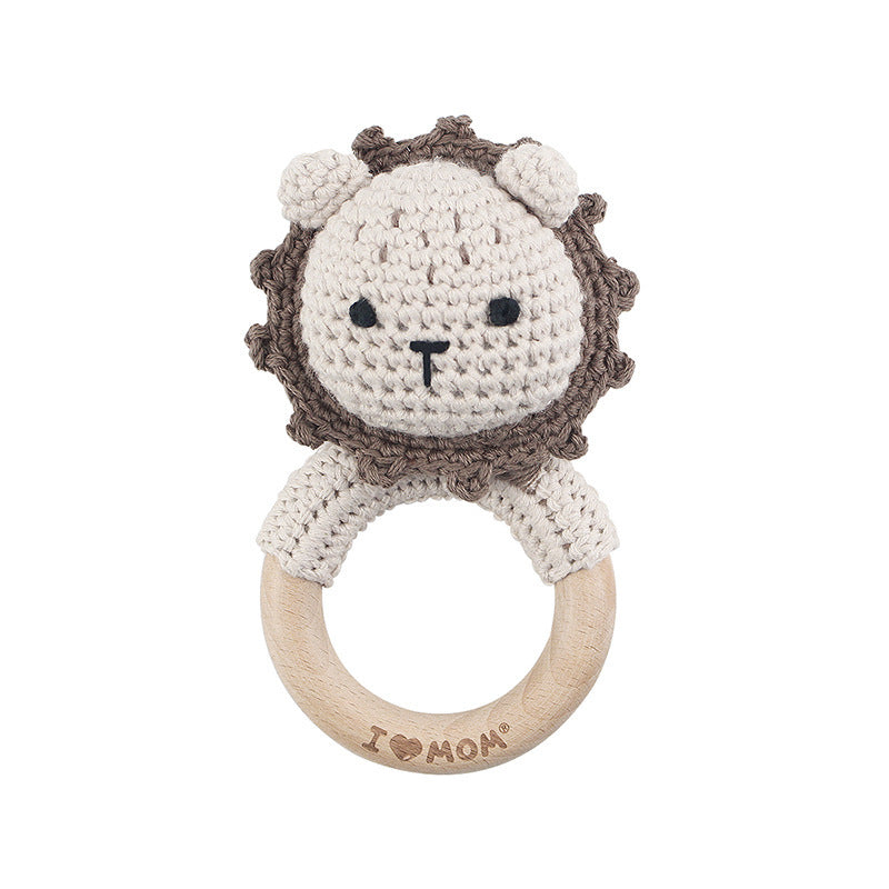 Baby Rattle Hand Woven Cartoon Animal Bracelet Newborn Soothing Doll 430be012 6c7f 4e88 b8b6 d11174807dd0