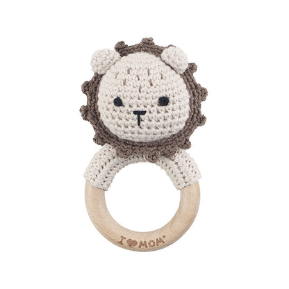 Baby Rattle Hand Woven Cartoon Animal Bracelet Newborn Soothing Doll 430be012 6c7f 4e88 b8b6 d11174807dd0