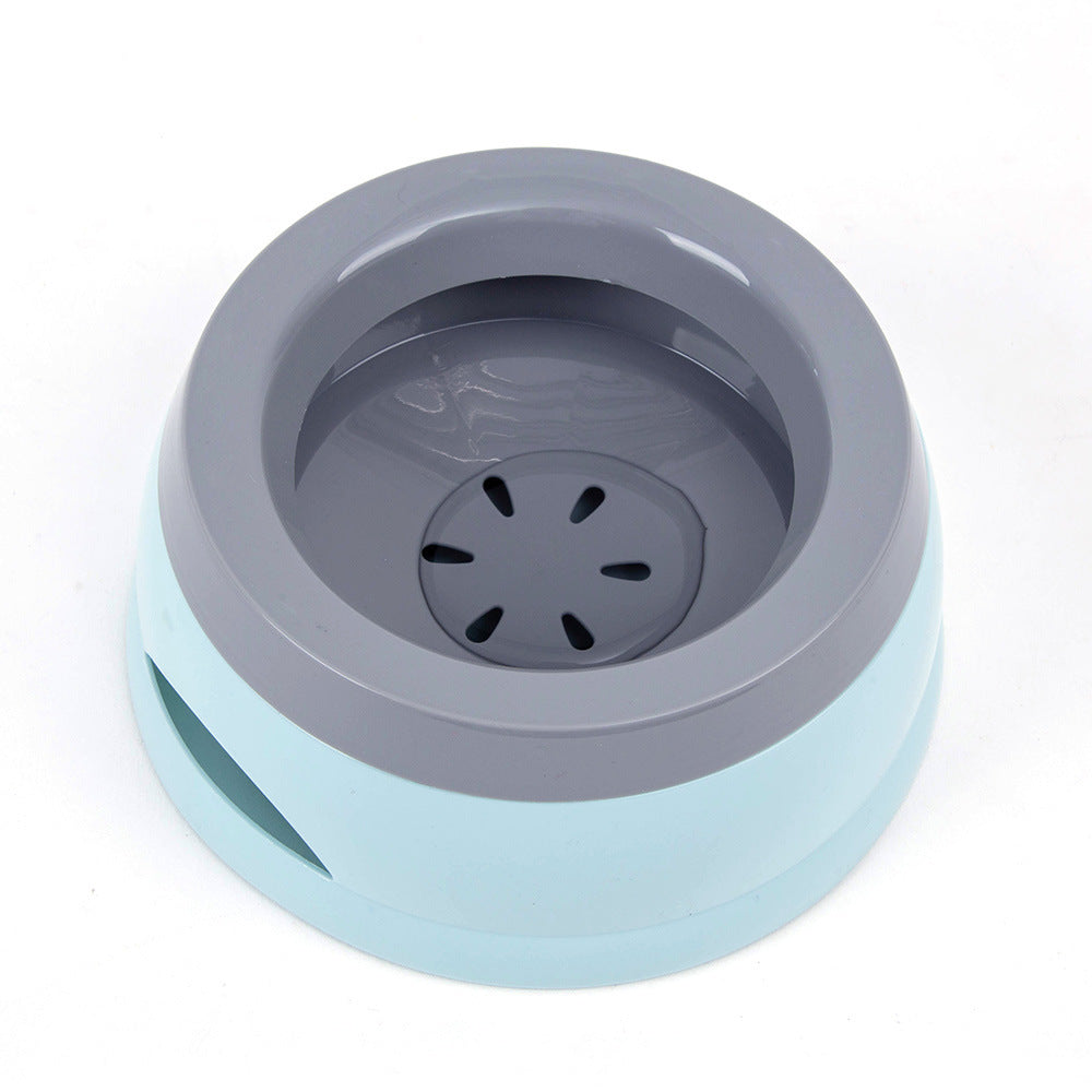 Pet Dog Bowls Floating Not Wetting Mouth Cat Bowl No Spill Drinking Water Feeder Plastic Portable Dog Bowl Support Dropshippi