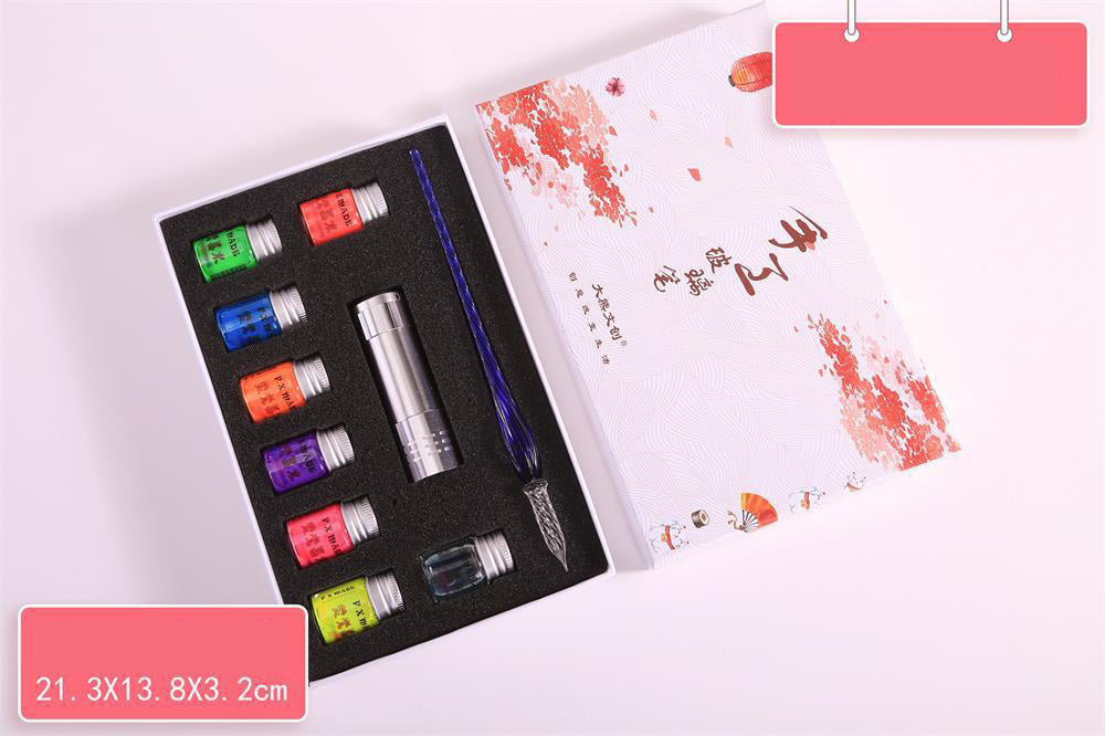 Fountain Pen Dip Ink Set 431695336075