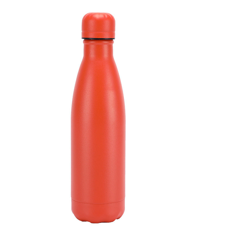 Insulated Stainless Steel Water Bottle Mug Rubber Painted Surface Vacuum Flask Coffee Cup Bottle 432174393116