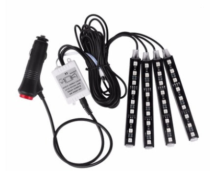 Automotive atmosphere One to four lights Remote 4x9 LED atmosphere lamp Indoor foot lamp 4327961488402