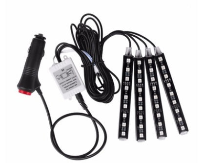 Automotive atmosphere One to four lights Remote 4x9 LED atmosphere lamp Indoor foot lamp 4327961488402