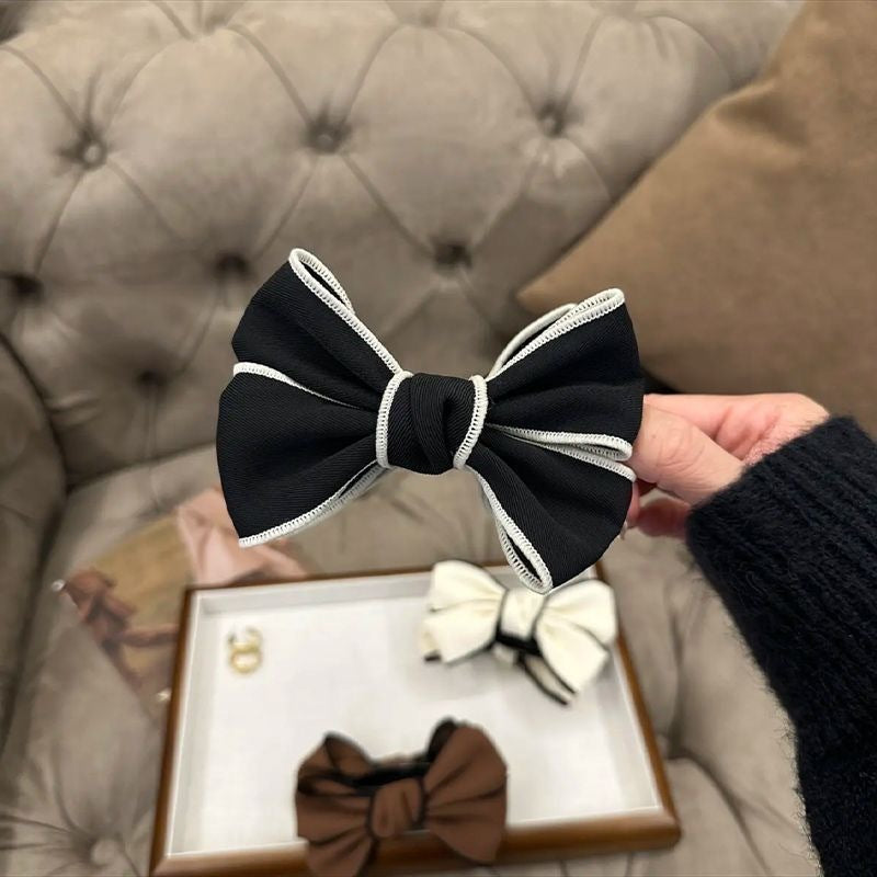 Autumn And Winter Maillard Bun High Ponytail Bow Claw Clip 4330630f 2db8 4b13 9886 224a4f935ff2