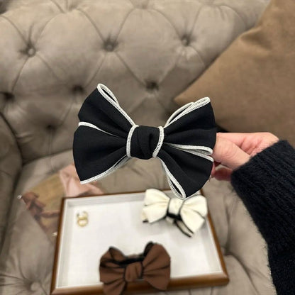Autumn And Winter Maillard Bun High Ponytail Bow Claw Clip 4330630f 2db8 4b13 9886 224a4f935ff2
