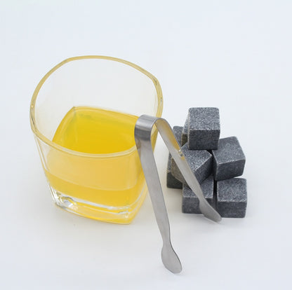 Whiskey ice wine stone gray marble icy stone 433160278403