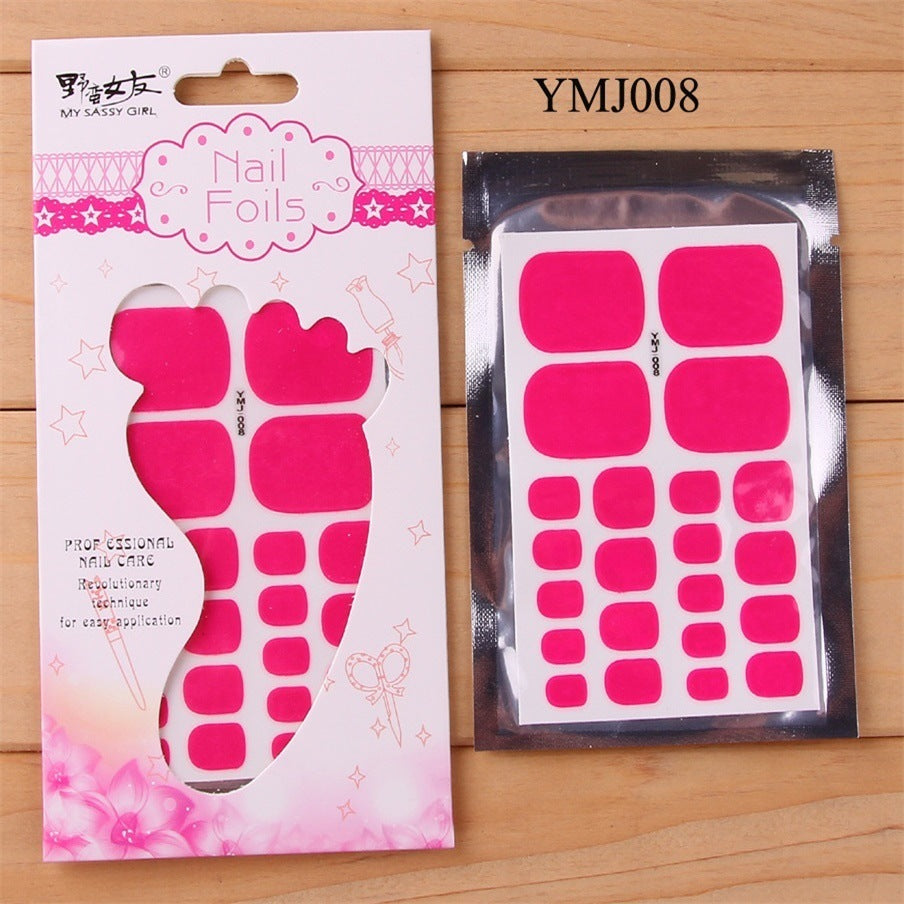 Finished foot nail stickers 433375961187