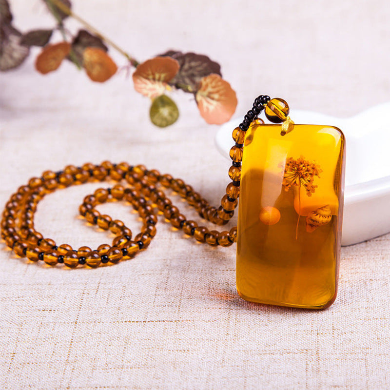 Brazilian amber necklace for men and women 4348739081 323314087