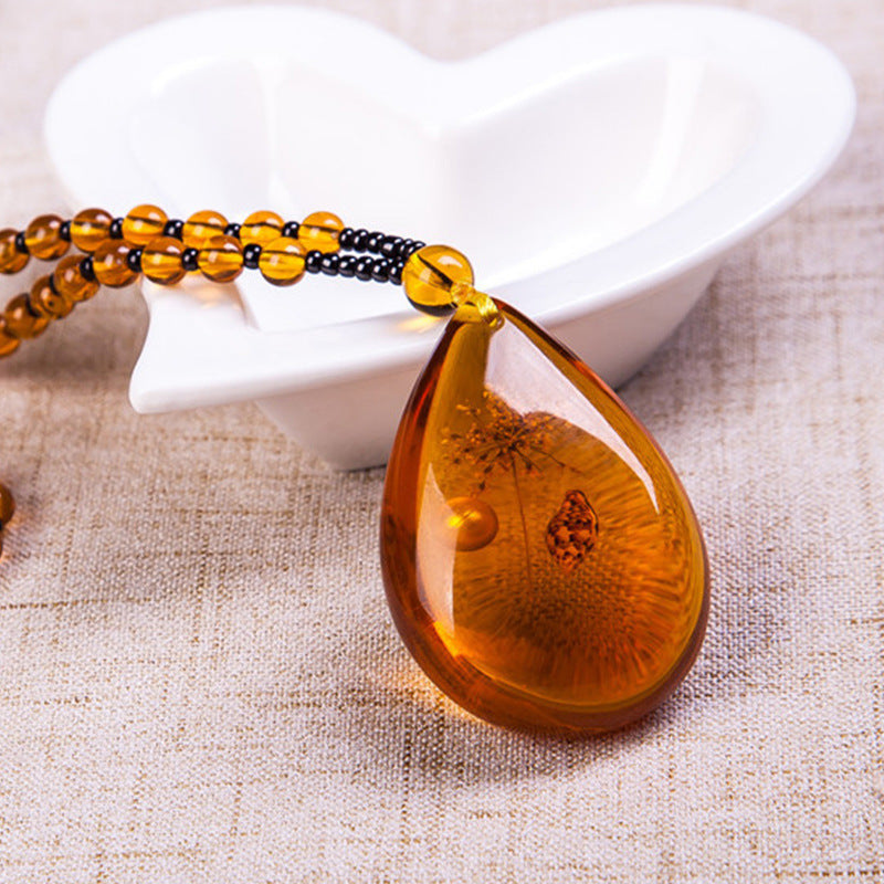 Brazilian amber necklace for men and women 4348742344 323314087