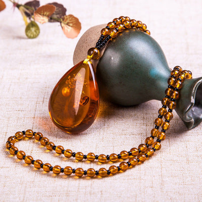 Brazilian amber necklace for men and women 4353486889 323314087