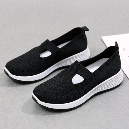 Old Beijing Cloth Shoes Women's Shallow Mouth Mesh Breathable Non-slip Soft Bottom Slip-on Women's Shoes 4357eb20 c7dd 486d a