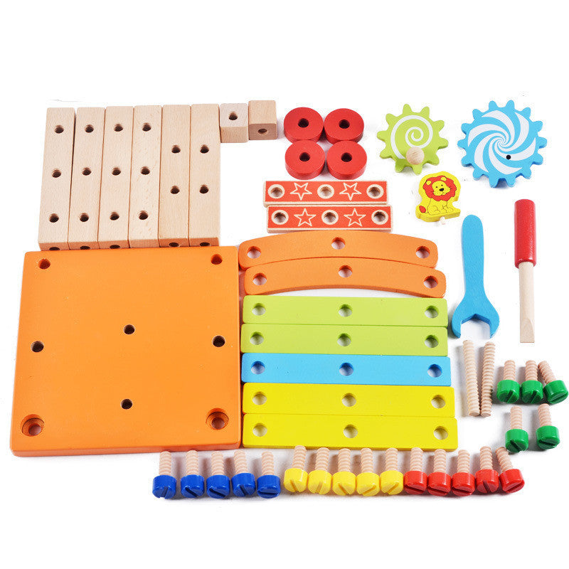 Children's Chair Building Block Toys 436025850998