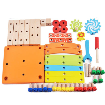 Children's Chair Building Block Toys 436025850998