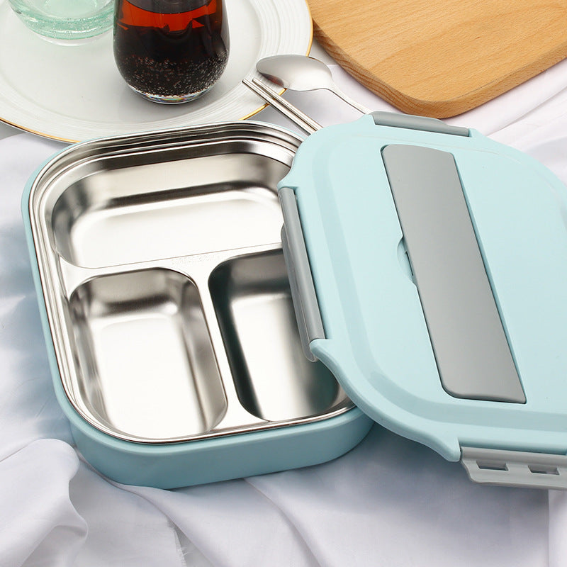 Stainless steel student lunch box 437504550847
