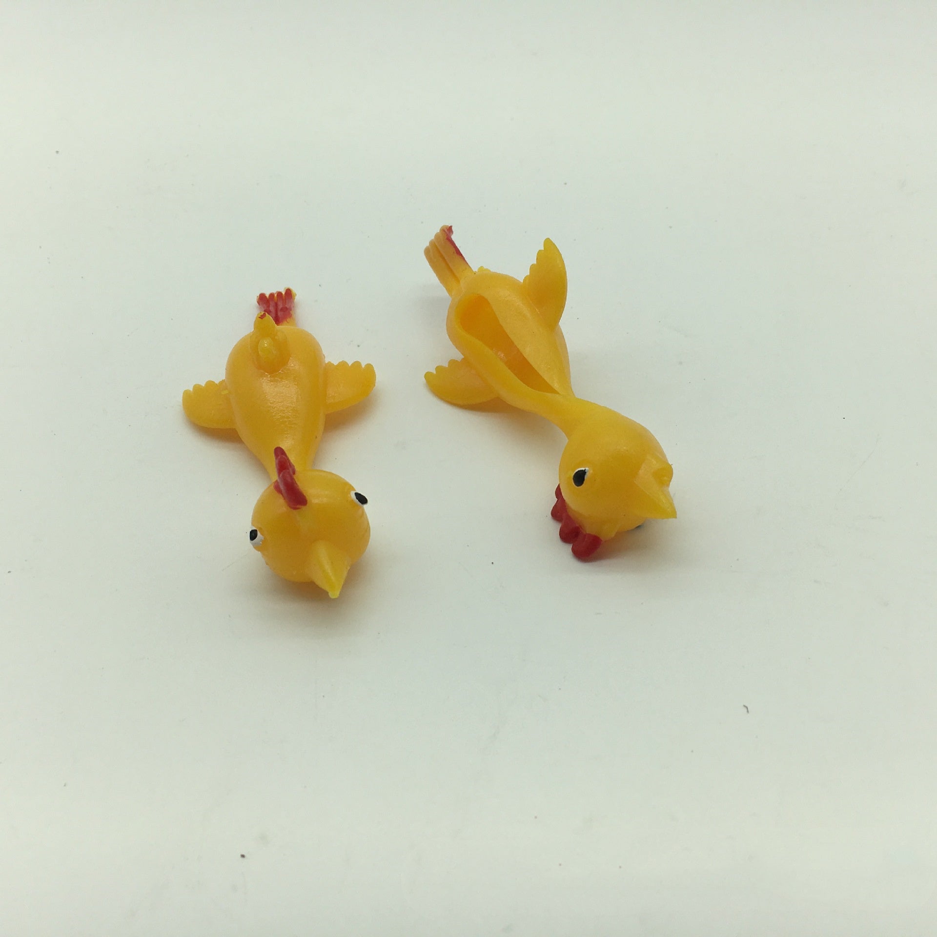 Catapult Launch Rubber Catapulted Chicken Toys Light Finger Prank Stretchy Flying Ejection Toy Slingshot Turkey Sticky 437661