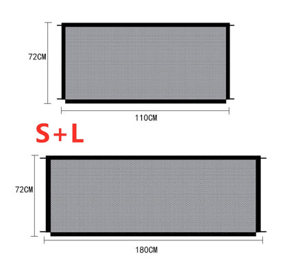 Pet Protection Fence Nylon Foldable Dog Isolation 437774061040