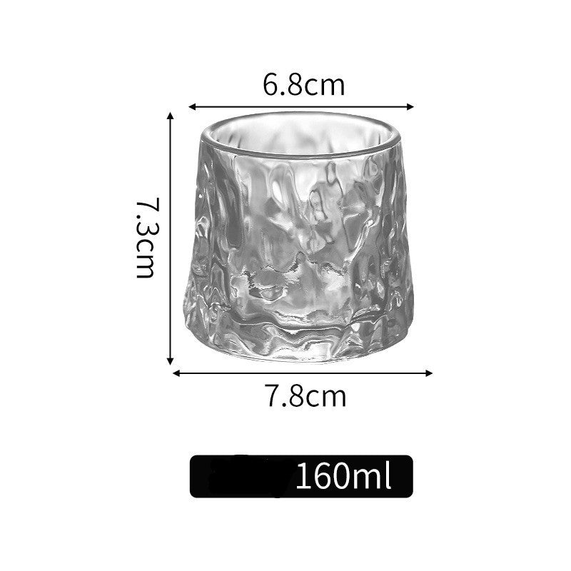 Thickened rotating tumbler whiskey glass 437888476610