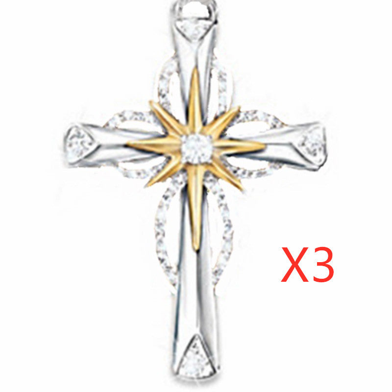 Octagonal star cross pendant 437b3148 505f 4908 9da3 35d8e892c345