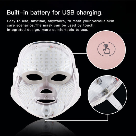 Touch Screen Seven-color Light Mask LED Photon Skin Rejuvenation 437df2fa 0558 4fc3 8a12 b8c593fd7ed2