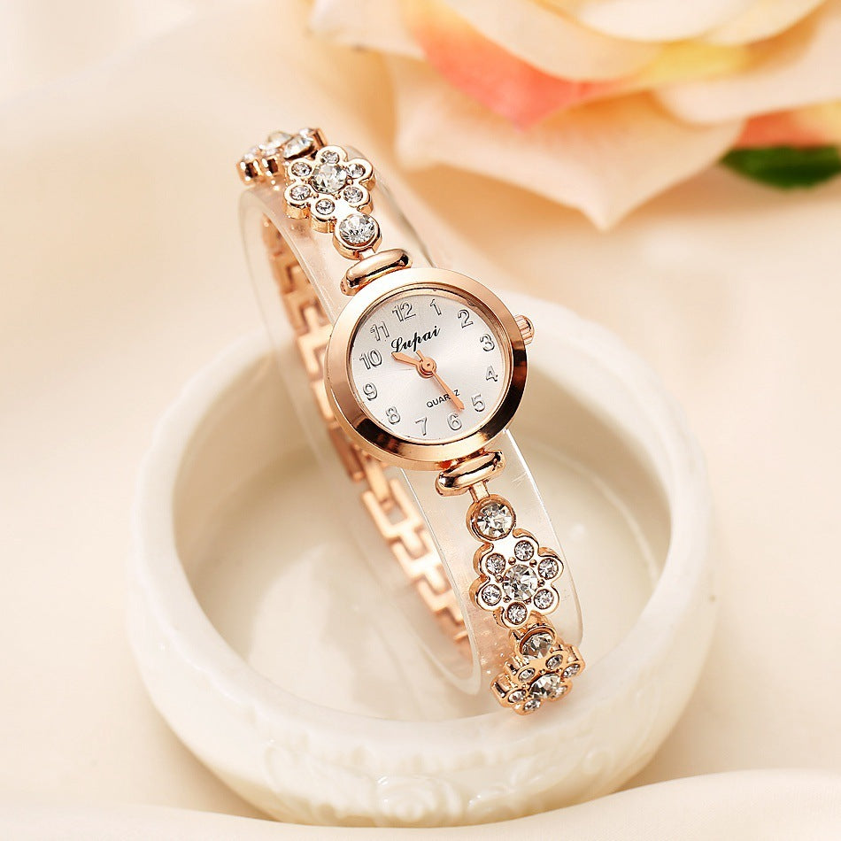 Ladies flower bracelet watch 4381251152029