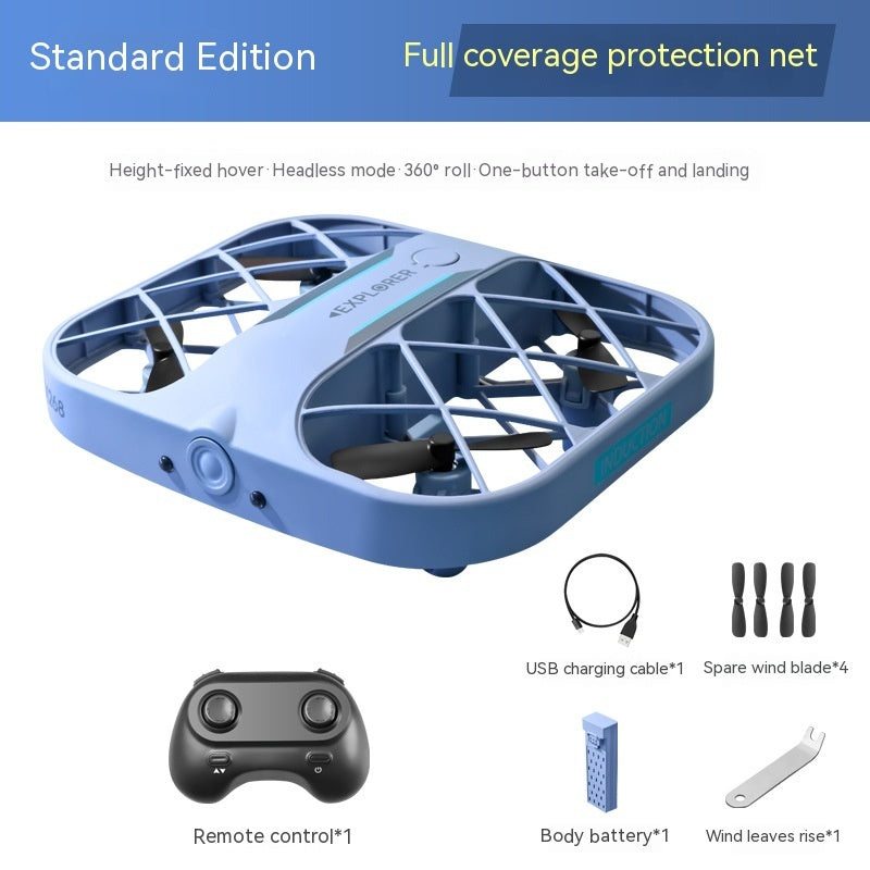 JJRCmini Fixed Height 4K8K HD Aerial Photography Mesh Protective Cover Four-axis Remote Control Toy 438192c1 7160 4bcc 89f5 9