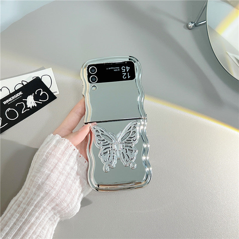 Electroplating Wave Edge Folding Soft Shell Three-dimensional Butterfly Bracket - 图片 7
