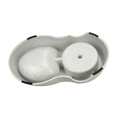 Cats Dogs Automatic Pet Feeder Drinking Water Fountains Large Capacity Plastic Pets Dog Food Bowl Water Dispenser 4385708971 