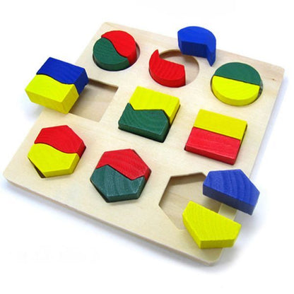 Wooden Geometrical Shape Baby Toy Jigsaw 4396147982400