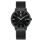 Men's mesh belt quartz watch wholesale ultra-thin waterproof steel 4399068085 577558880