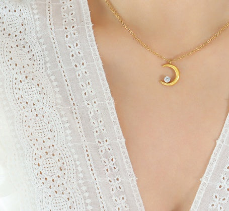 Lunala's Glimmer Gold Zirconia Necklace 43a916fc 4e9c 42cf 92f4 34cfb763d96e
