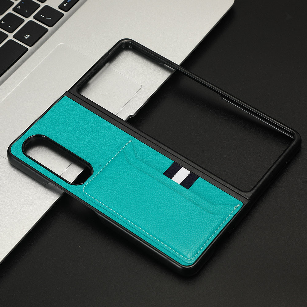 Simple Card-inserting Litchi Pattern Phone Case - 图片 11