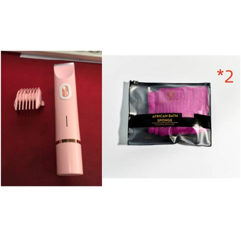 2 In 1 Hair Remover Women's Double Head Shaver Private Pubic Hair Trimmer Electric Razor Wet Dry Electric Body Hair - HD Wireless Product #17