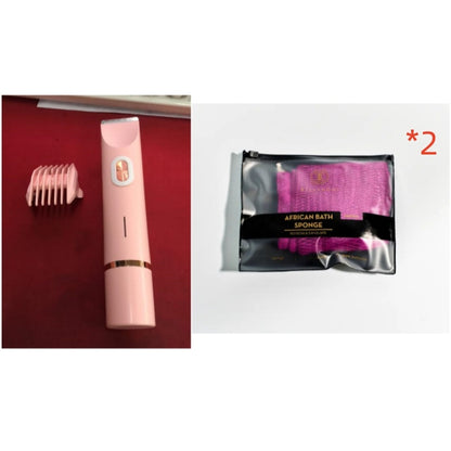 2 In 1 Hair Remover Women's Double Head Shaver Private Pubic Hair Trimmer Electric Razor Wet Dry Electric Body Hair - HD Wireless Product #17
