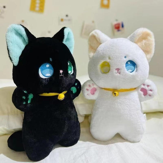 Cute Black And White Cat Doll Plush Toys 43ee4856 9da8 4921 9962 01ebf1235158