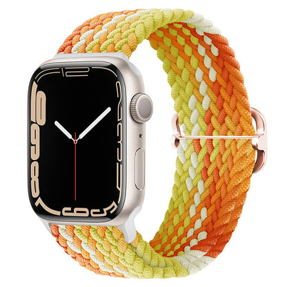 Double Loop Nylon Loop Woven Rainbow Watch Strap 44098e85 62aa 42b5 9aac c344c2a26af4