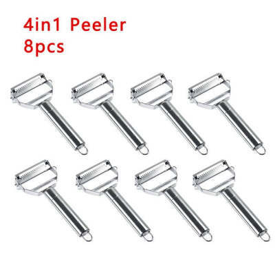 2 in1 Stainless Steel Potato Grater Julienne Peeler Kitchen Accessories Vegetables Peeler Double Planing Grater Kitchen Tools - HD Wireless Product #9