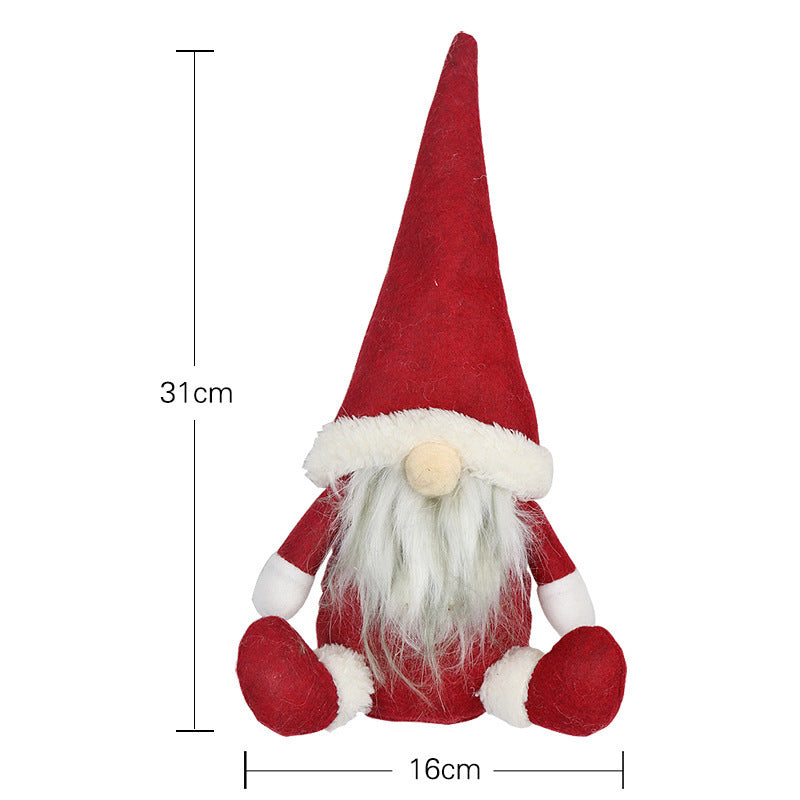 Christmas Faceless Old Man Doll Window Decoration 442124633851