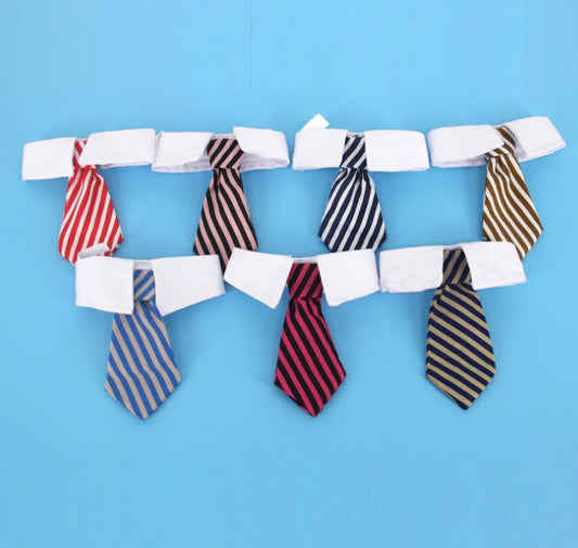 Pet bow tie tie child baby tie cartoon print small tie spot wholesale dog tie 4421491739224