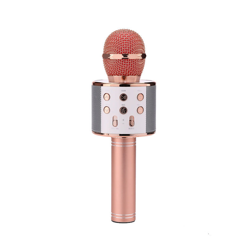 Wireless Microphone Portable Bluetooth Mini Home Ktv For Music Playing Singing Speaker Player 4423724835617