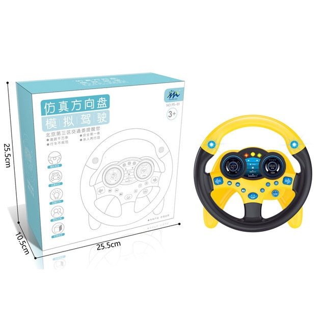 Co-pilot simulation steering wheel puzzle simulation toy 443996142798